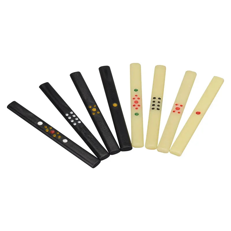 84pcs Set Mahjong Pocker Counting Bar Point Stick Chips Gambling With Value For Board Game (mahjong scoring sticks)