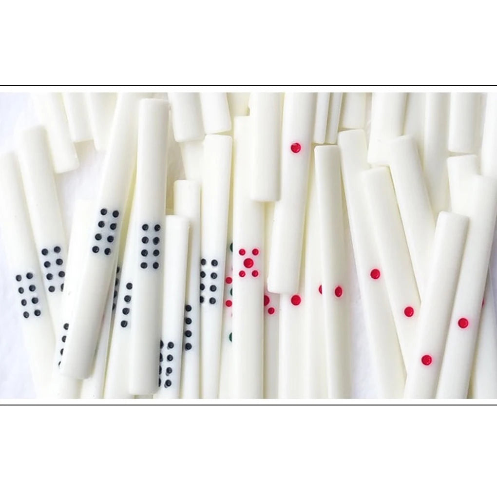 44Pcs Mahjong Chess and Card Counting Stick Tiles Clearly Occasions - Ideal Games, Family Entertainment, Friends (mahjong counting sticks)
