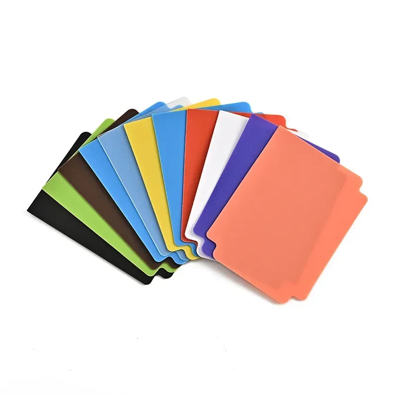 10pcs/set Multicolor PP Card Separator Board Game Accessories (mahjong card clutch)