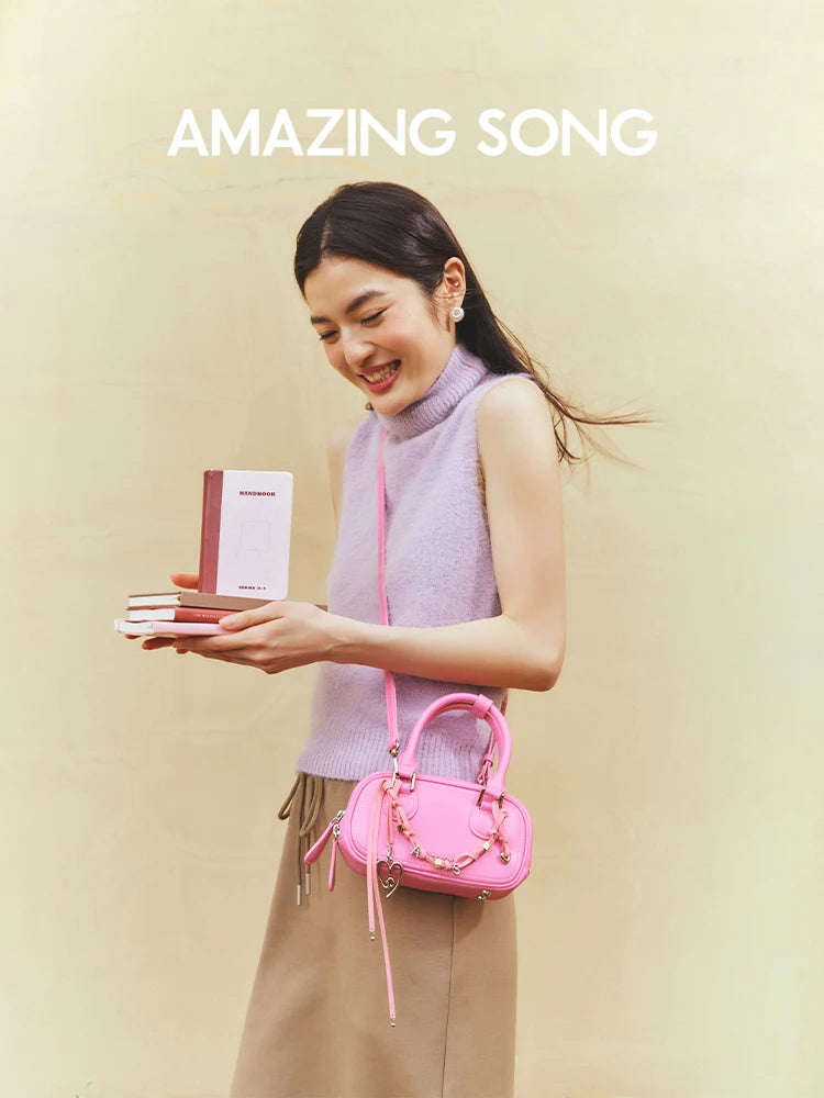 Amazing Song Original Design Toast Mahjong Bag Crossbody Bag Fashion For Women (mahjong canvas shoulder bag)