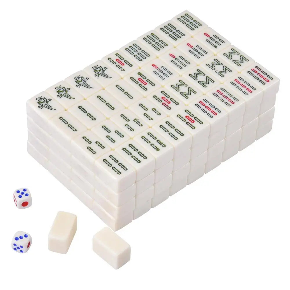 Mahjong Set 146 Tiles with Box, 22 mm Engraved