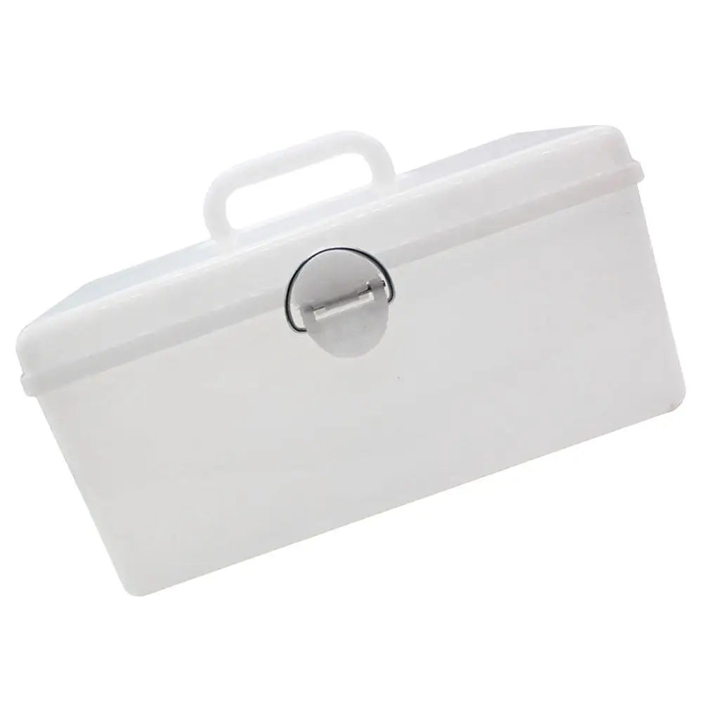 Plastic Mahjong Storage Box Portable Multi-Functional Organizer with Handle for Mahjong Tiles Accessories Household Game Storage (mahjong storage box)