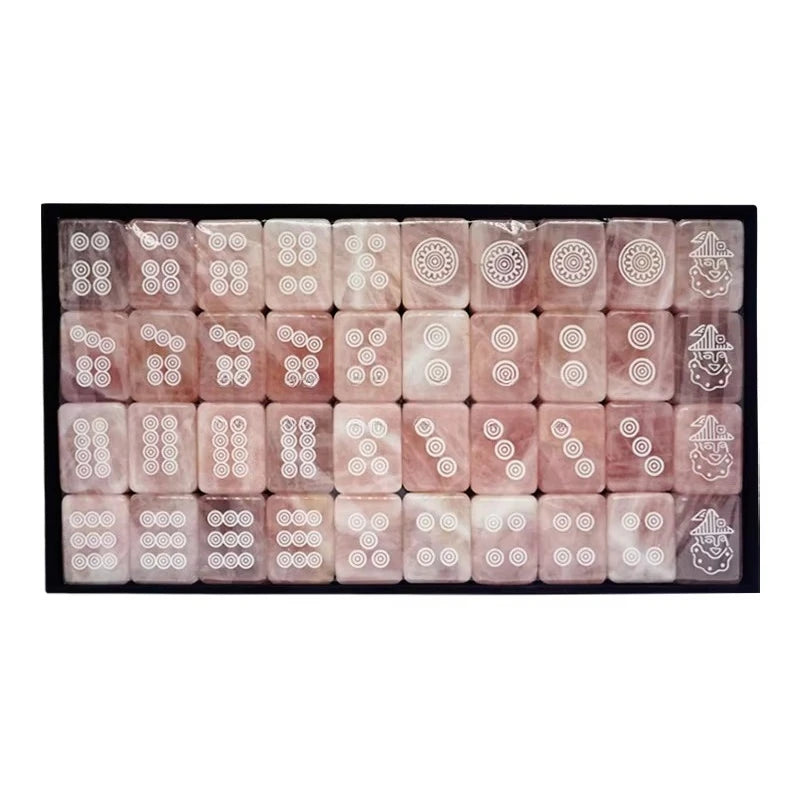 Jade Mahjong Game Set with Case, Tiles (jade mahjong game set)