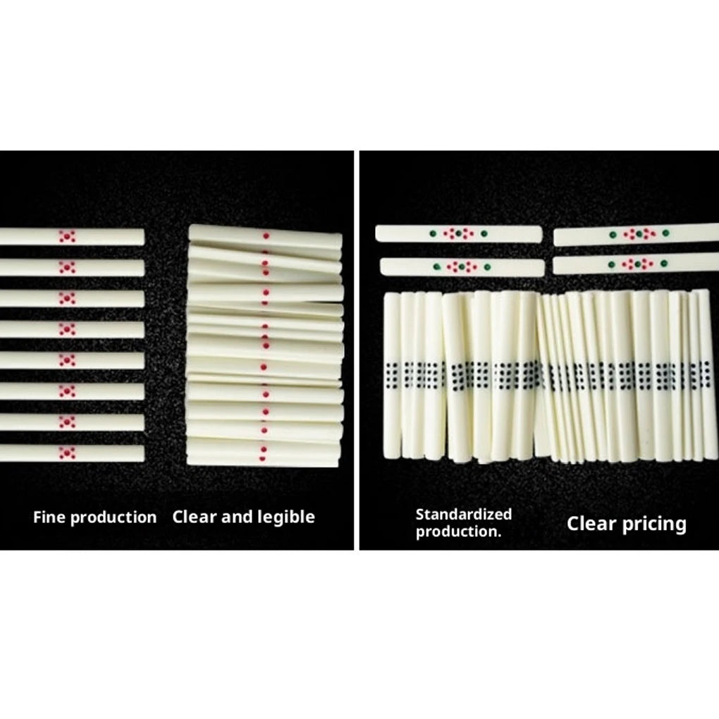 44Pcs Mahjong Chess and Card Counting Stick Tiles Clearly Occasions - Ideal Games, Family Entertainment, Friends (mahjong counting sticks)