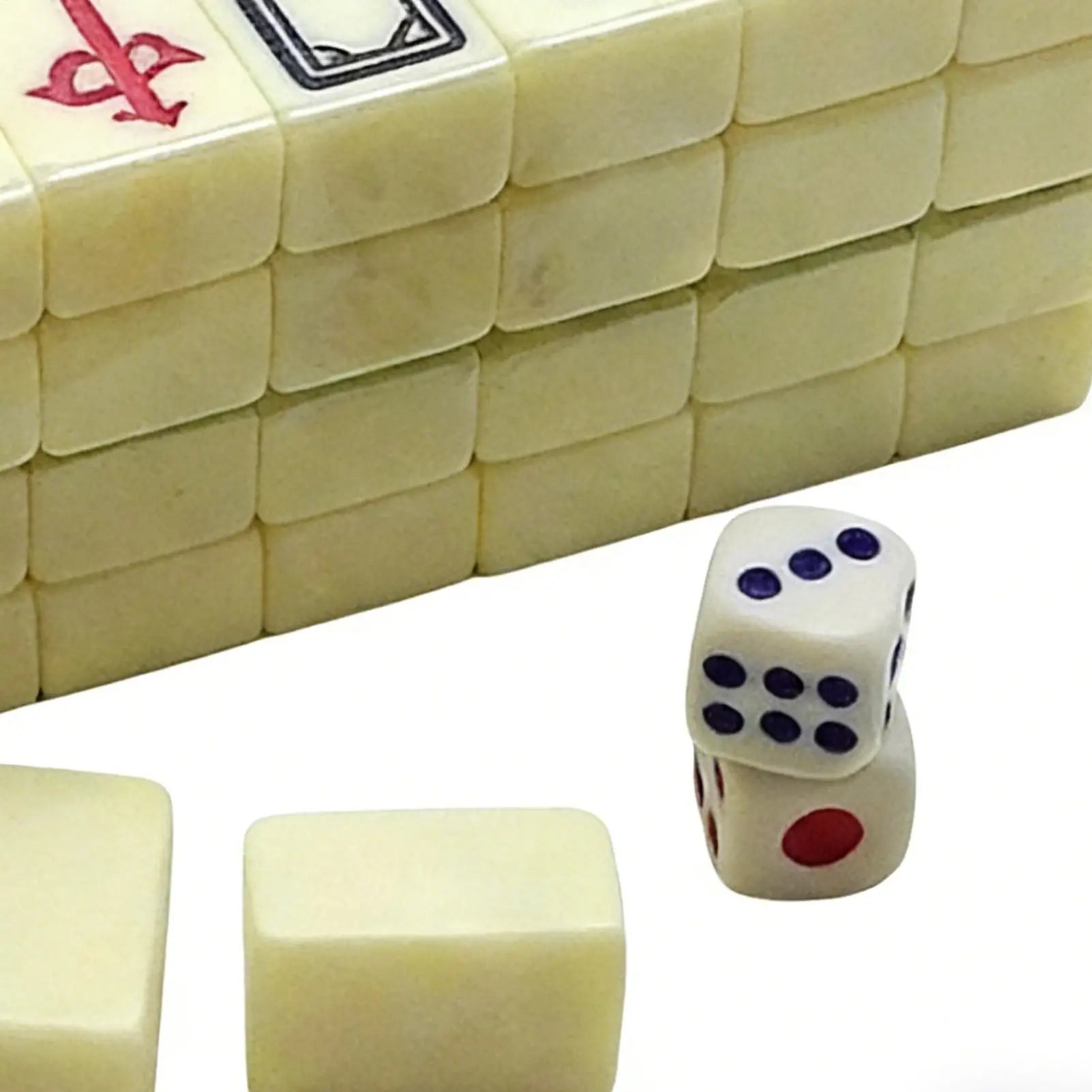 Chinese Mahjong Set Portable Board Games Portable Mahjong Tile Set Classic Games For Indoor Outdoor Home Apartment Dorm Travel (portable chinese mahjong set)