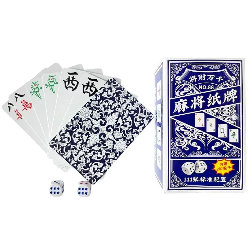 Waterproof Mahjong Playing Cards, Thickened