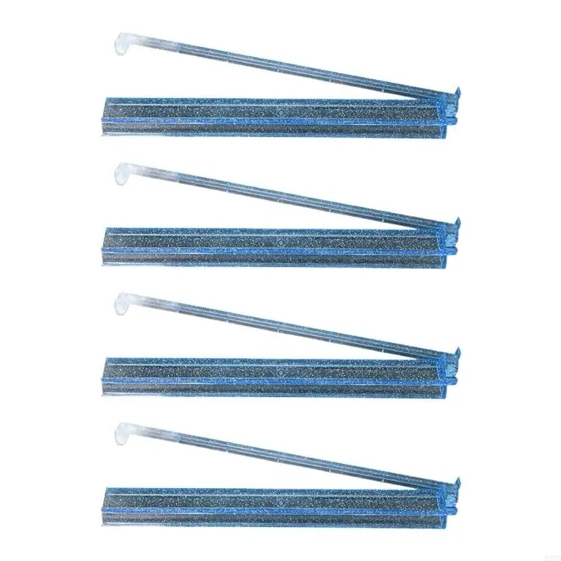 Clear Acrylic Mahjong Rack with Pusher, Set of 4