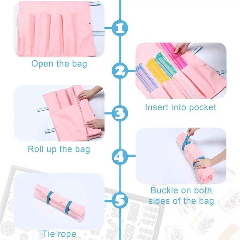 Tile Bag Accessory For Mahjong Bags Protective Sleeve For Mahjong Racks And Pushers 20 Inch,Empty Mah Jong Bag Only (mahjong rack sleeve)