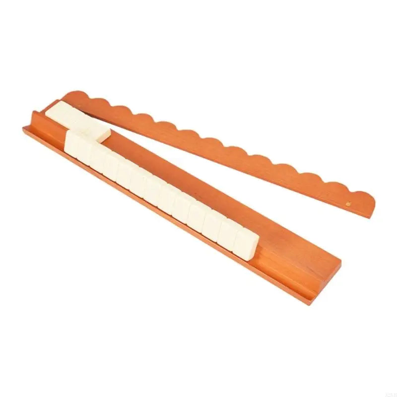 17inch Mahjong Racks with Pusher Tile Mahjong Holder for American Mahjong Game Tile Organizing Easy to Use A2UB (17 inch mahjong rack)