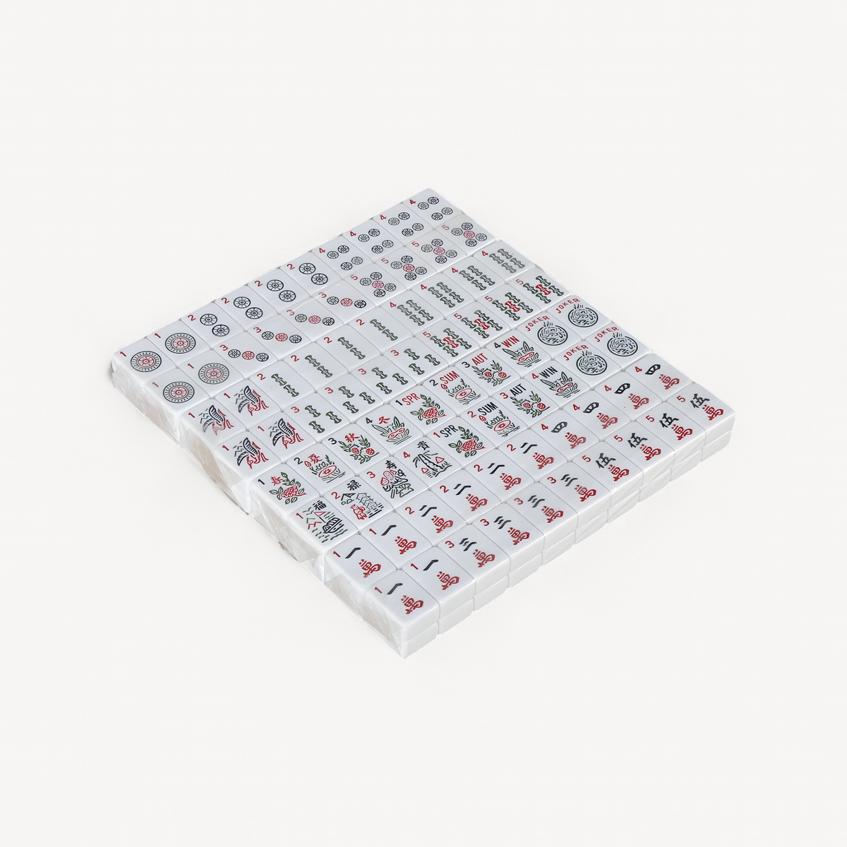 American Mahjong Full 166 Piece Set Collectible Tiles with Pushers for Family Playing (american mahjong collectible tiles)
