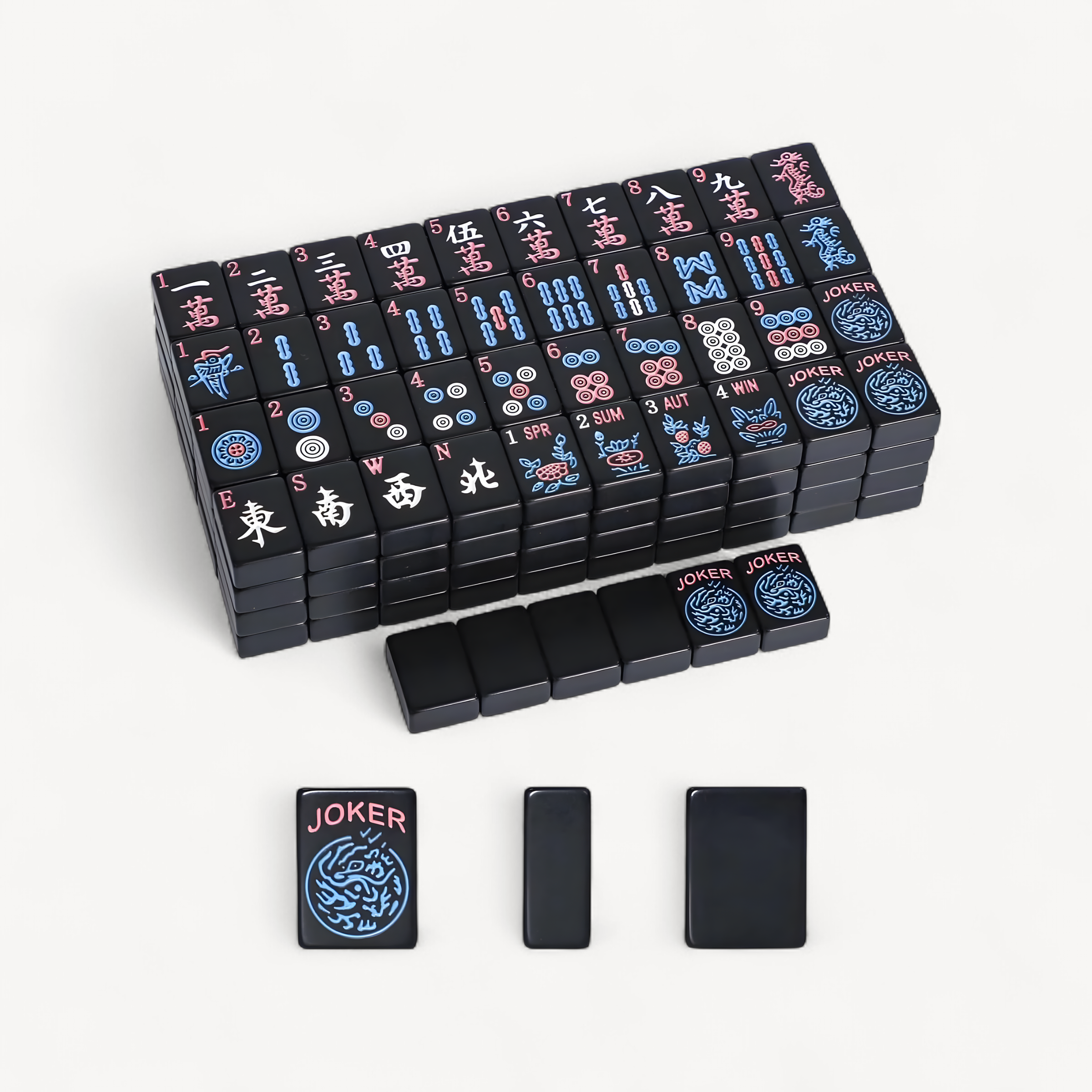 American Mahjong Tiles 1.2 inch Tiles Only 166 Piece Mahjong Tile Set Tiles Only (american mahjong tiles only)