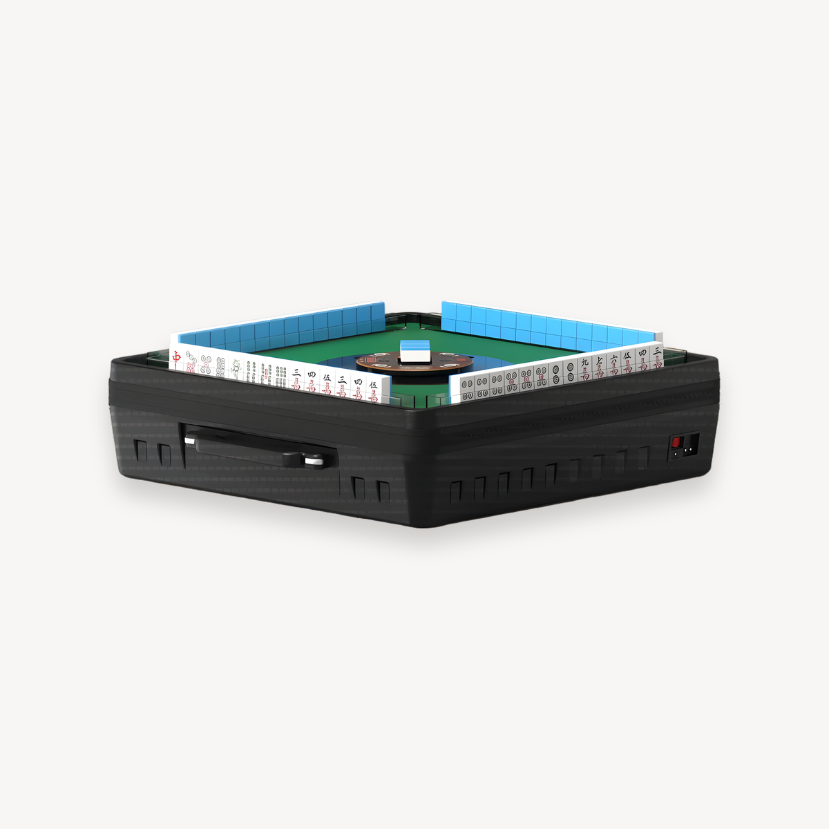 Compact Mahjong Table with Patented Random Shuffle 90% Lighter Design Mahjong Machine for Small Spaces and Travel Use (compact mahjong table)