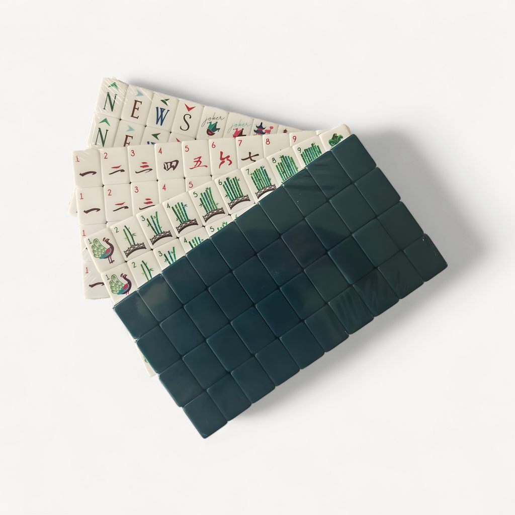 Customizable American Mahjong Sets 160 Tiles 4-Layer Acrylic Mah Jongg Surprise Gifts Mahjong Portable Travel Family Party Games (customizable mahjong set)