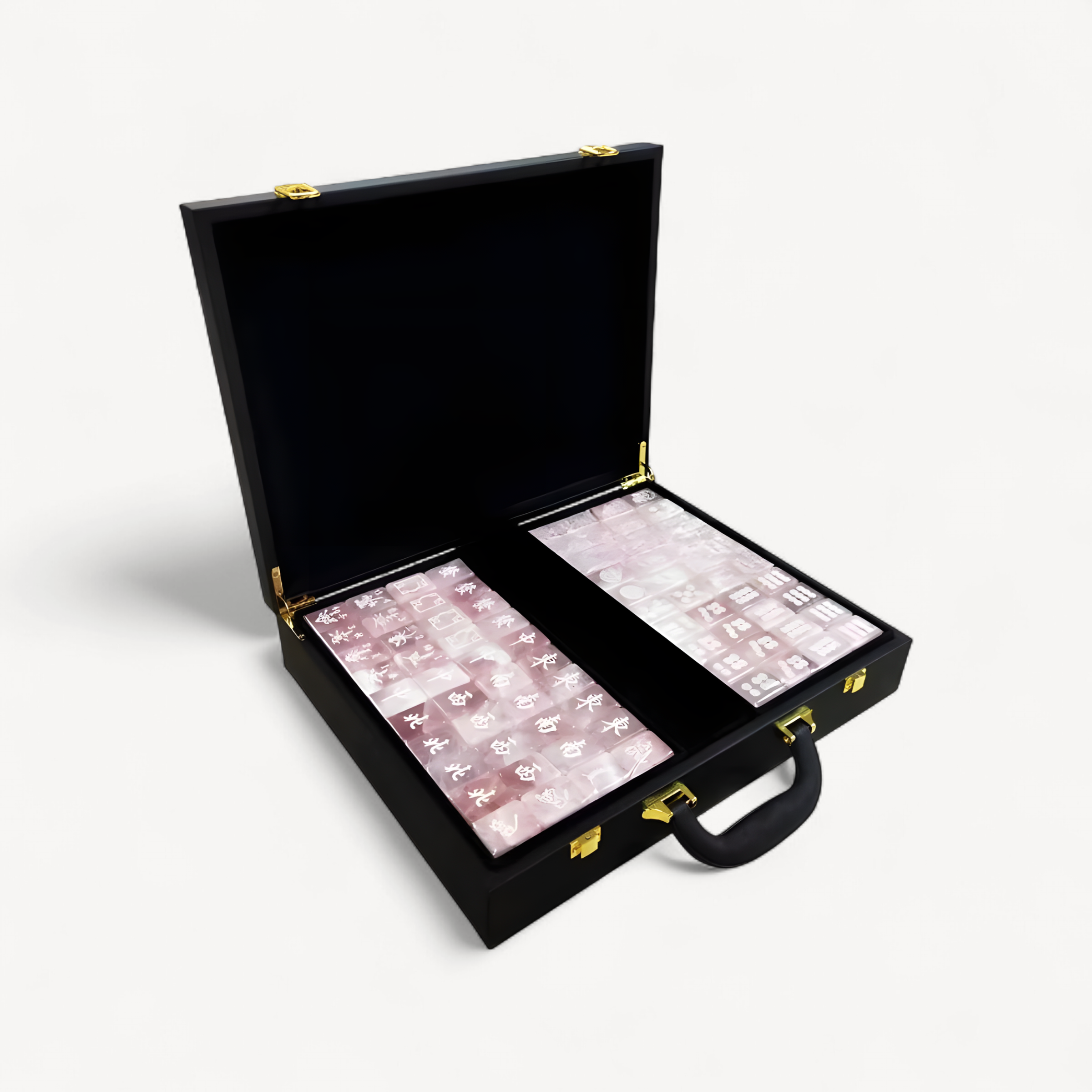 Jade Mahjong Game Set with Case, Tiles (jade mahjong game set)