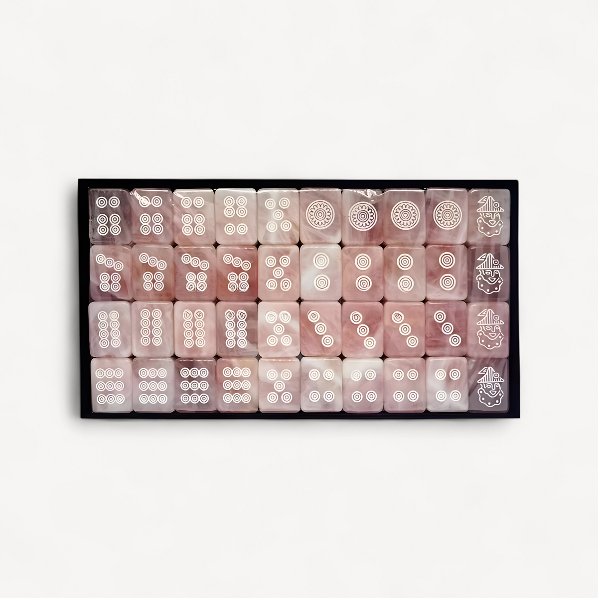 Jade Mahjong Game Set with Case, Tiles (jade mahjong game set)