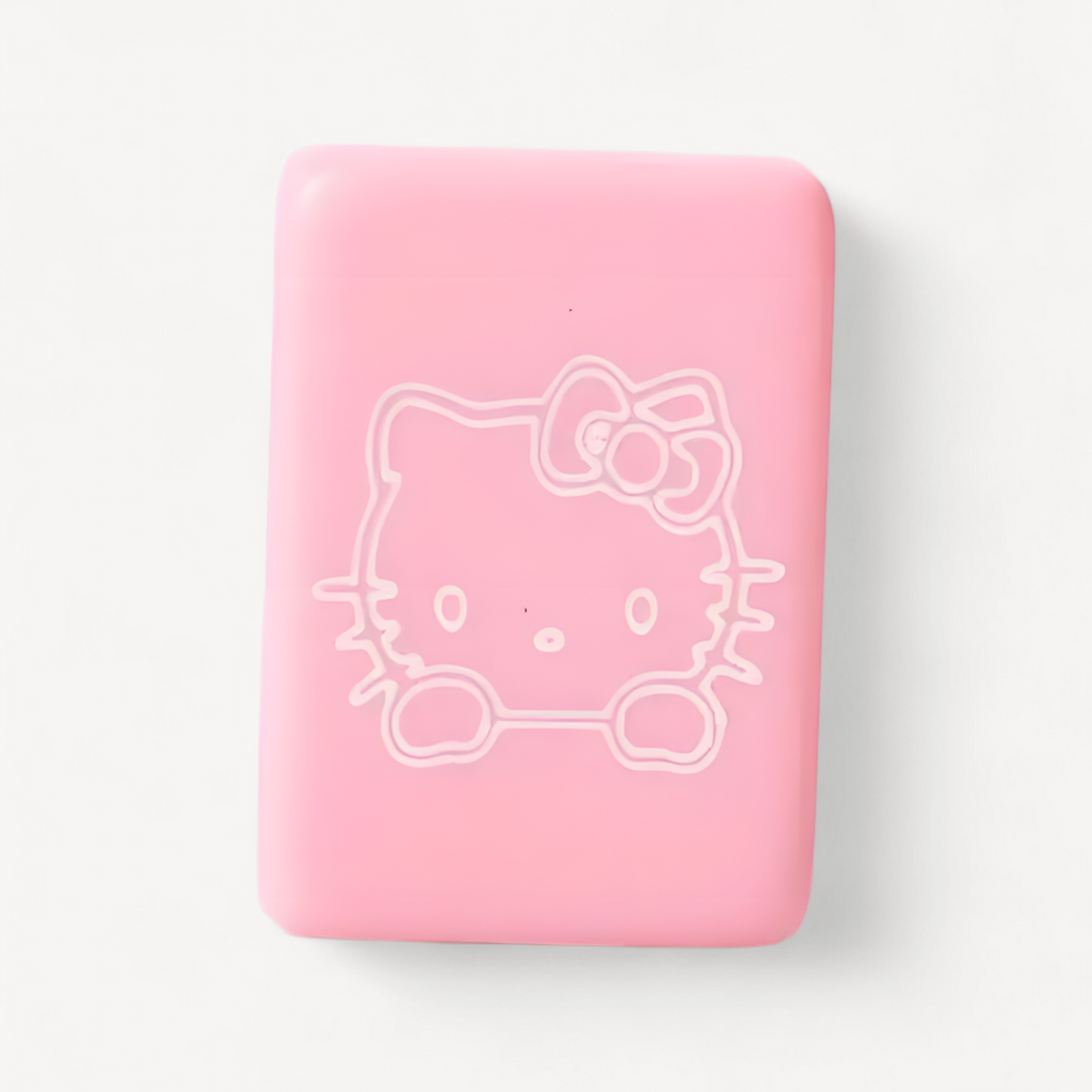 Living Room Decor Mahjong Block Home Entertainment Portable Sanrio Hello Kitty Mini Size 26mm Flawless Pink Red Mahjong Game Set (hello kitty mahjong blocks)