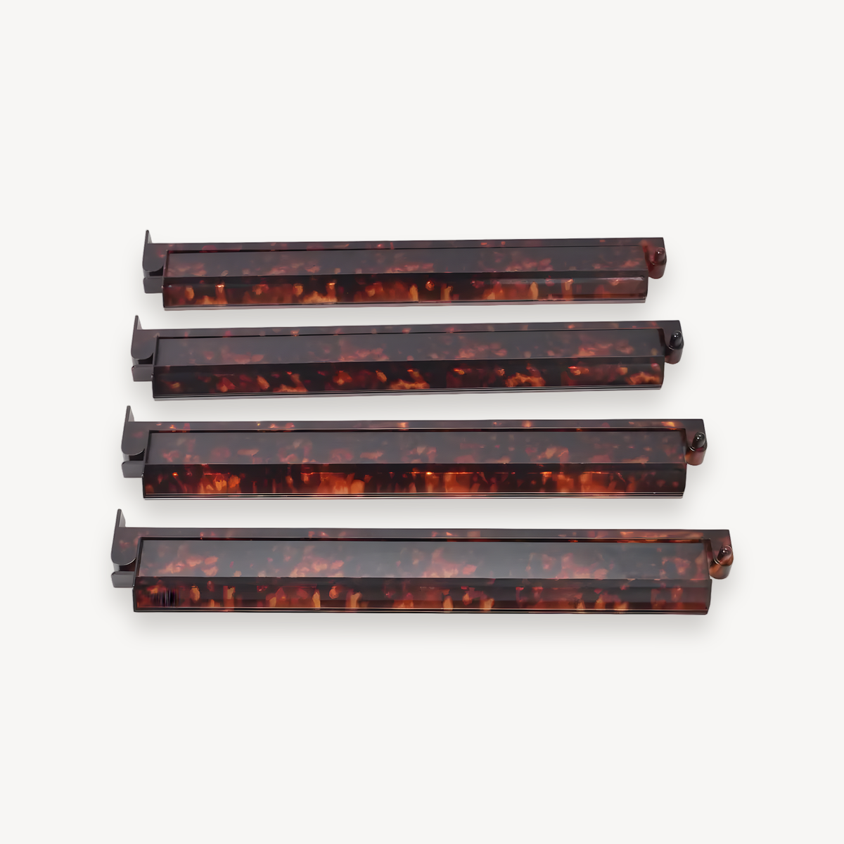 Tortoiseshell Mahjong Rack, Set of 4, Anti Slip