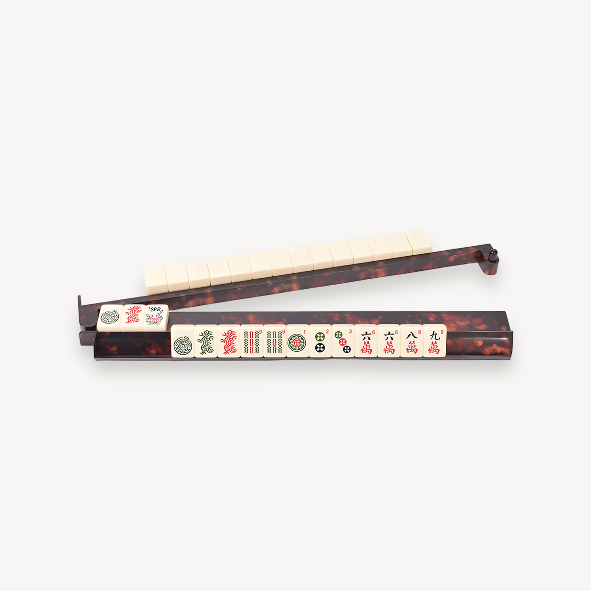 Tortoiseshell Mahjong Rack, Set of 4, Anti Slip