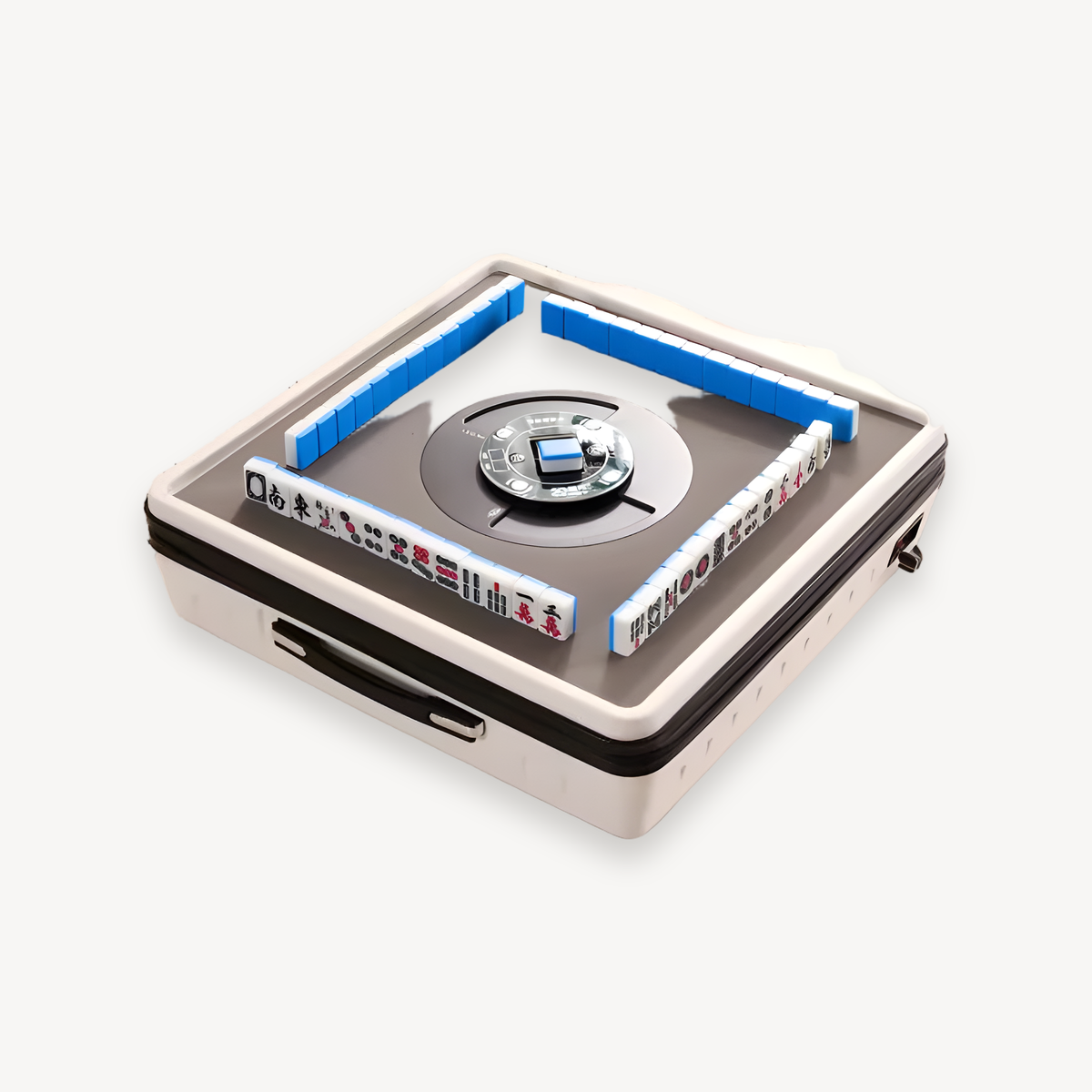 Modern Portable Automatic American and Chinese Mahjong Table with Magnetic Tiles and Handheld Mini Gaming Table (portable mahjong table)