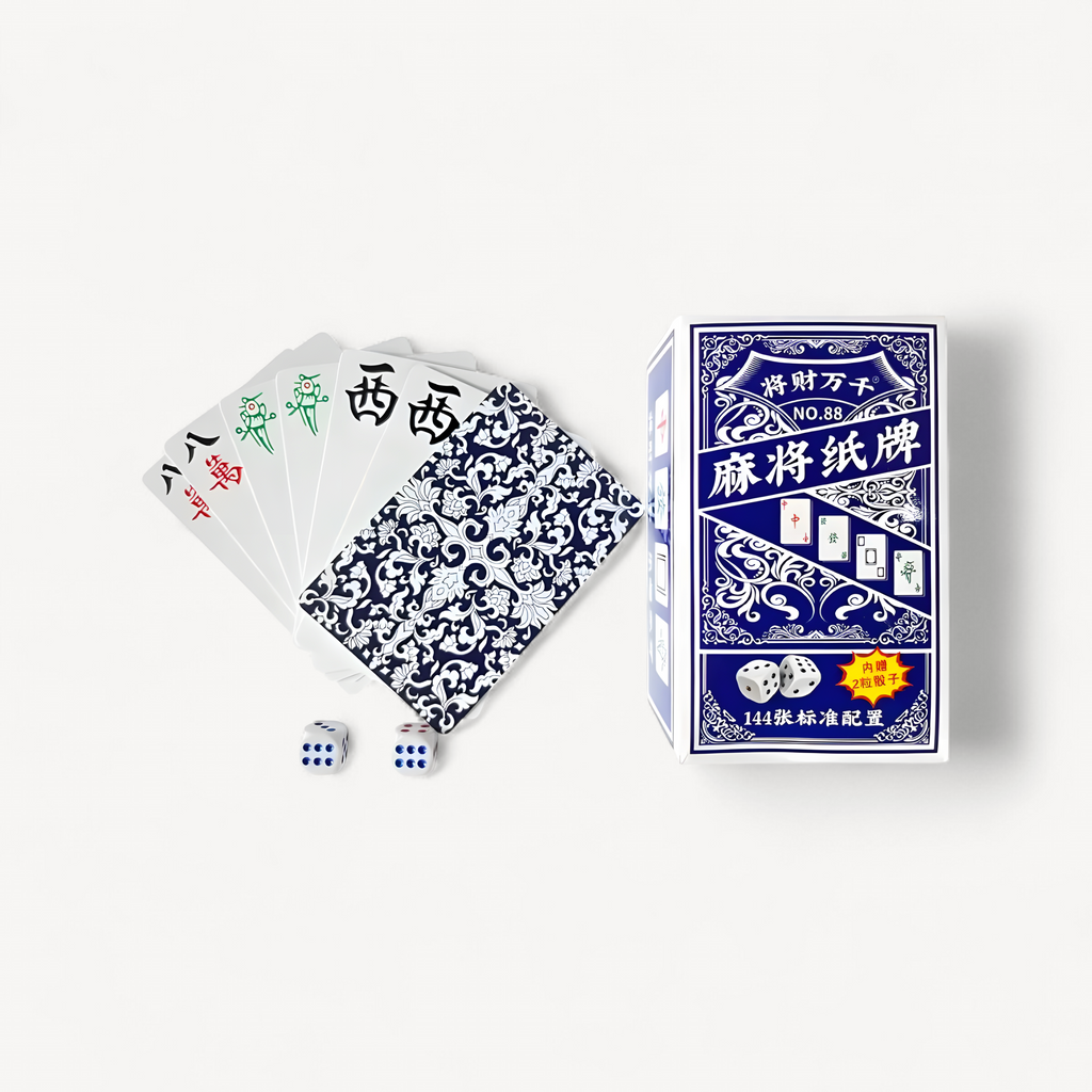 Waterproof Mahjong Playing Cards, Thickened