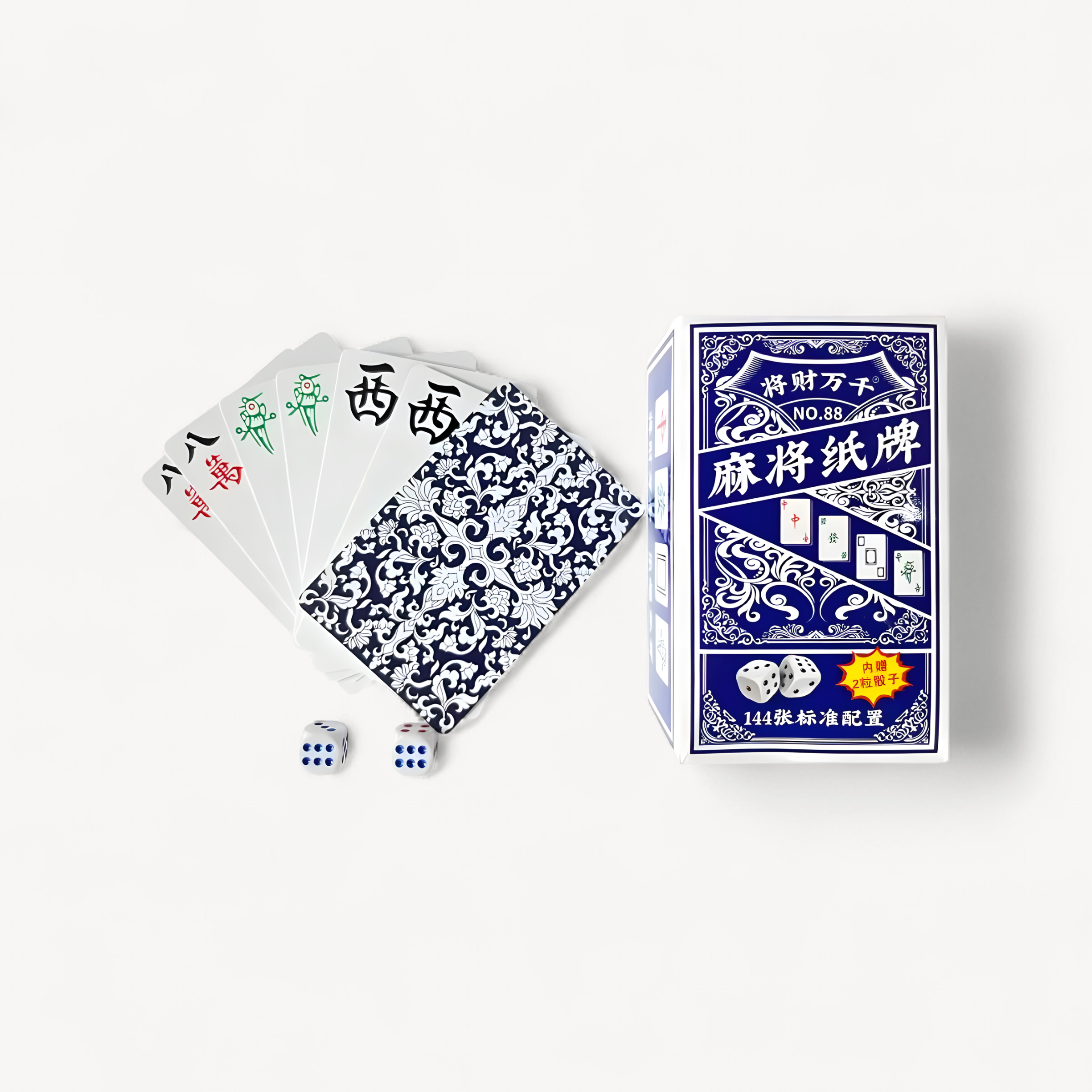 Waterproof Mahjong Playing Cards, Thickened