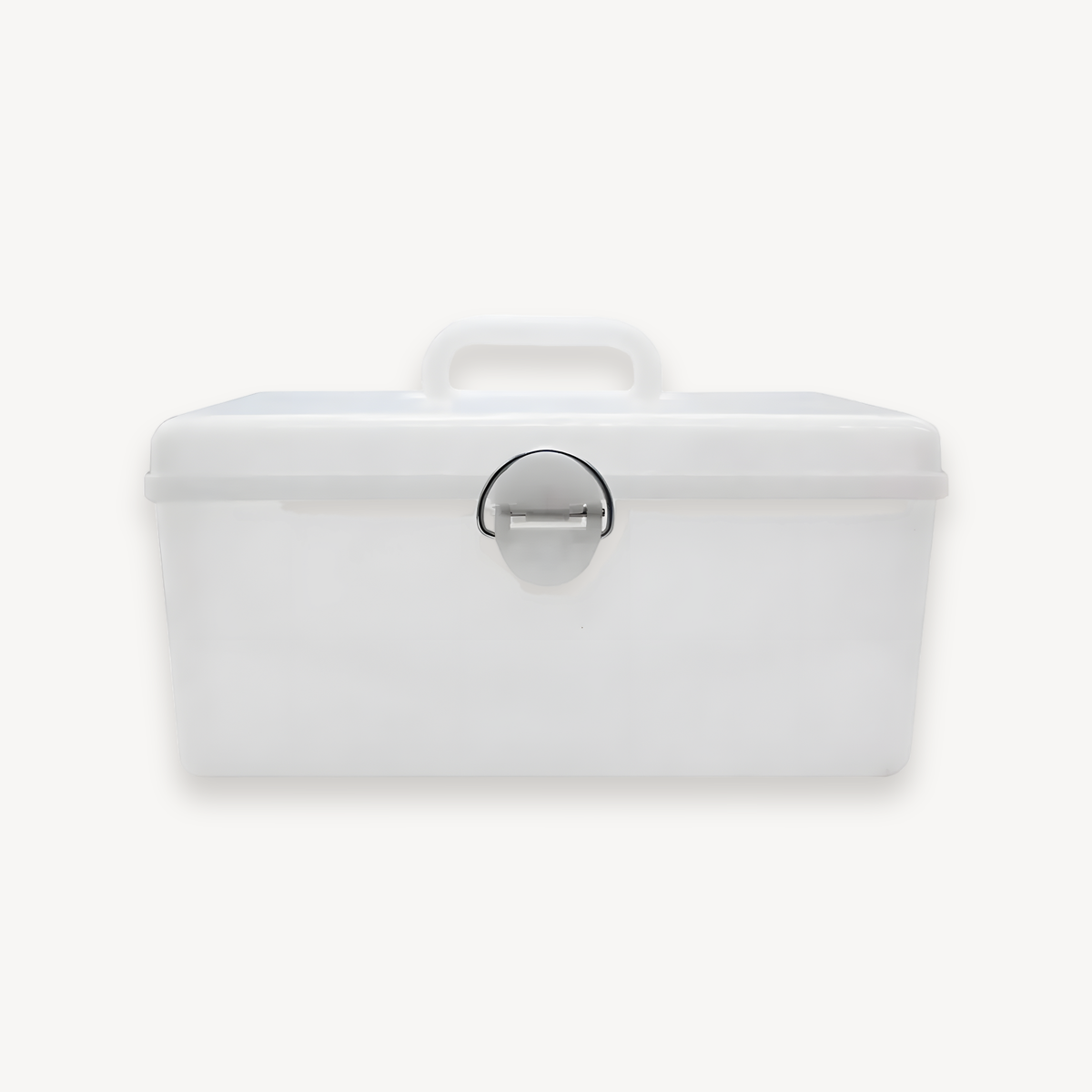 Plastic Mahjong Storage Box Portable Multi-Functional Organizer with Handle for Mahjong Tiles Accessories Household Game Storage (mahjong storage box)