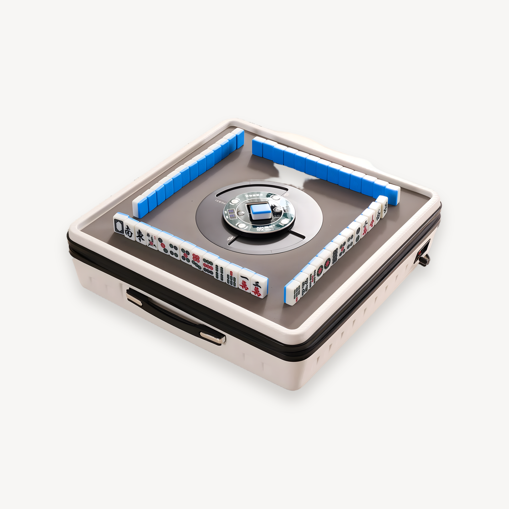 Portable Automatic American & Chinese-Style Mahjong Table With Magnetic Tiles Hand-Held Mini-Gambling Table (magnetic mahjong table)
