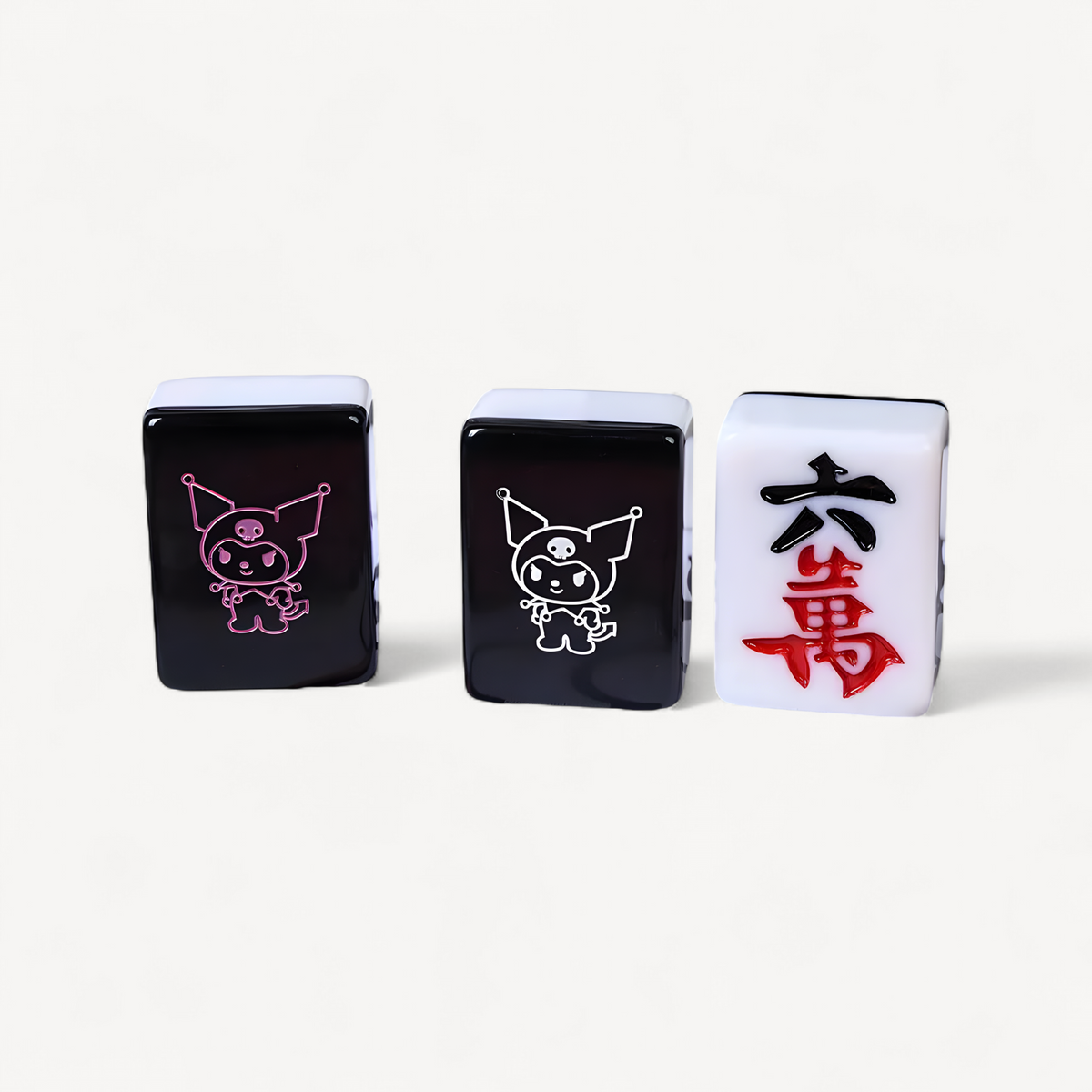 Character Mahjong Tiles, 144 Tiles, Rose, 26 mm
