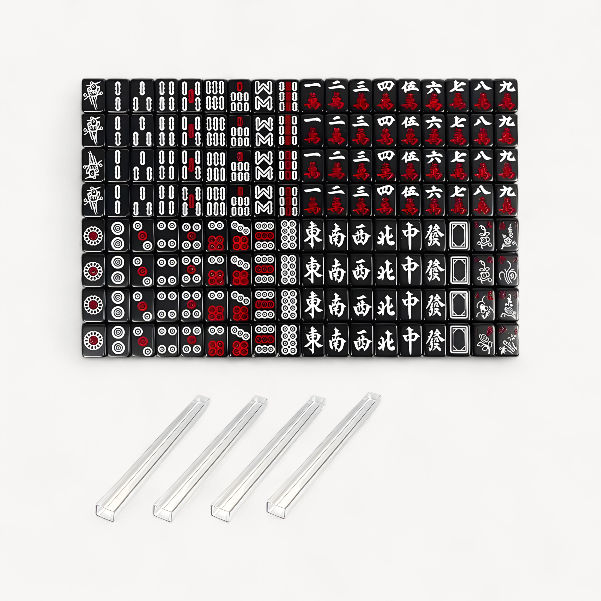 Small Mahjong Set Portable Mahjong Board Games For Adults Traditional Chinese Mahjong Tiles Outdoor Dormitory Travel Game (outdoor mahjong set)