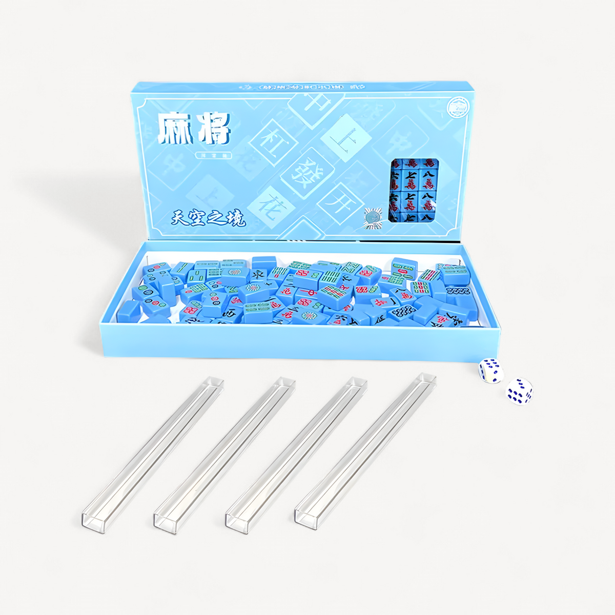 Outdoor Mahjong Set, 20 mm Tiles, Four Colours