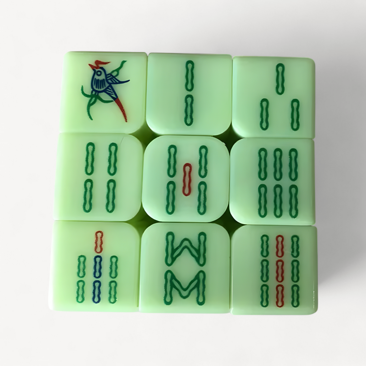 Tiktok Three-tier mahjong cube Decompression Toys Infinity Flip Magic Cube Puzzle Relieve Autism Calm Home Braille Games ornamen (tiktok mahjong set)