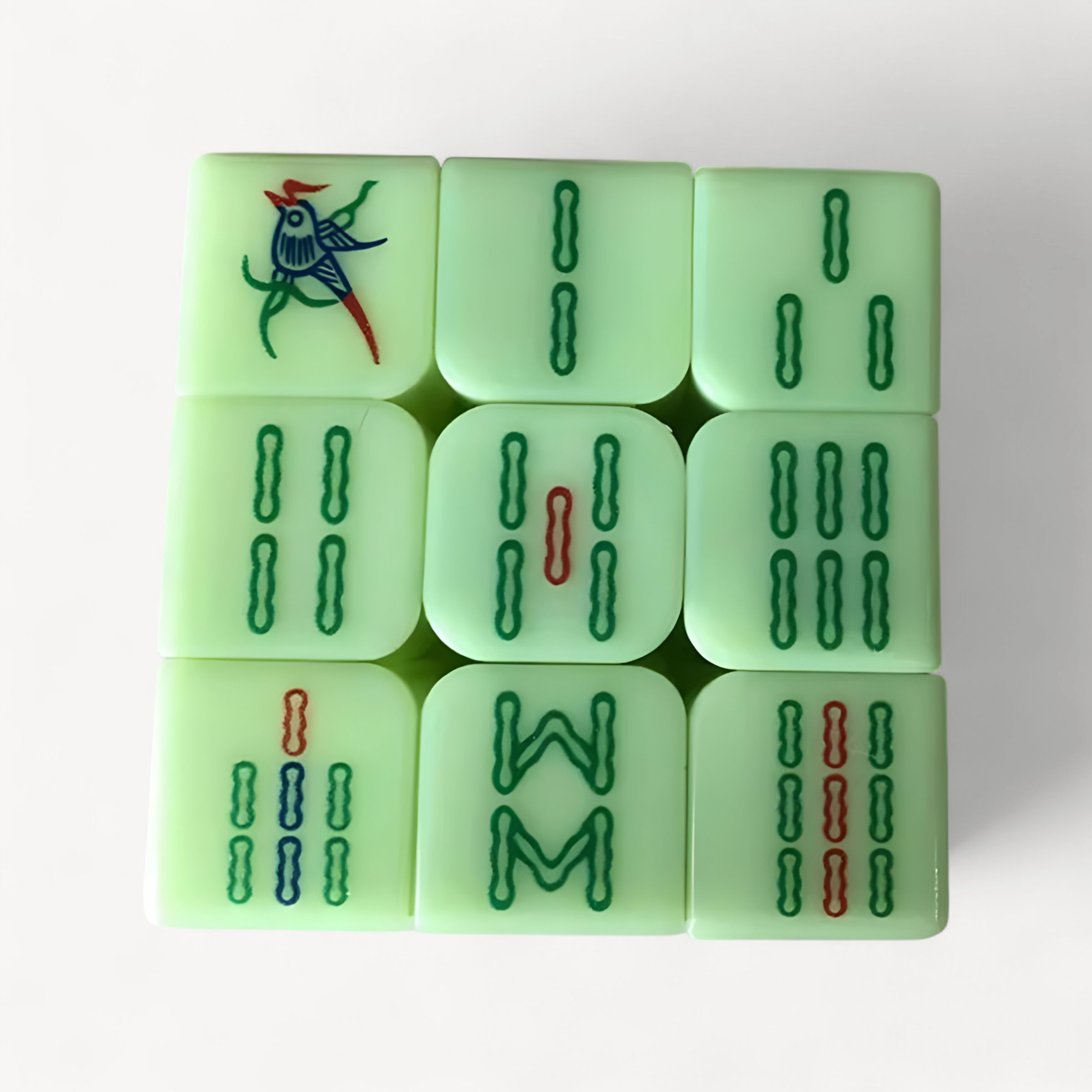 Tiktok Three-tier mahjong cube Decompression Toys Infinity Flip Magic Cube Puzzle Relieve Autism Calm Home Braille Games ornamen (tiktok mahjong set)