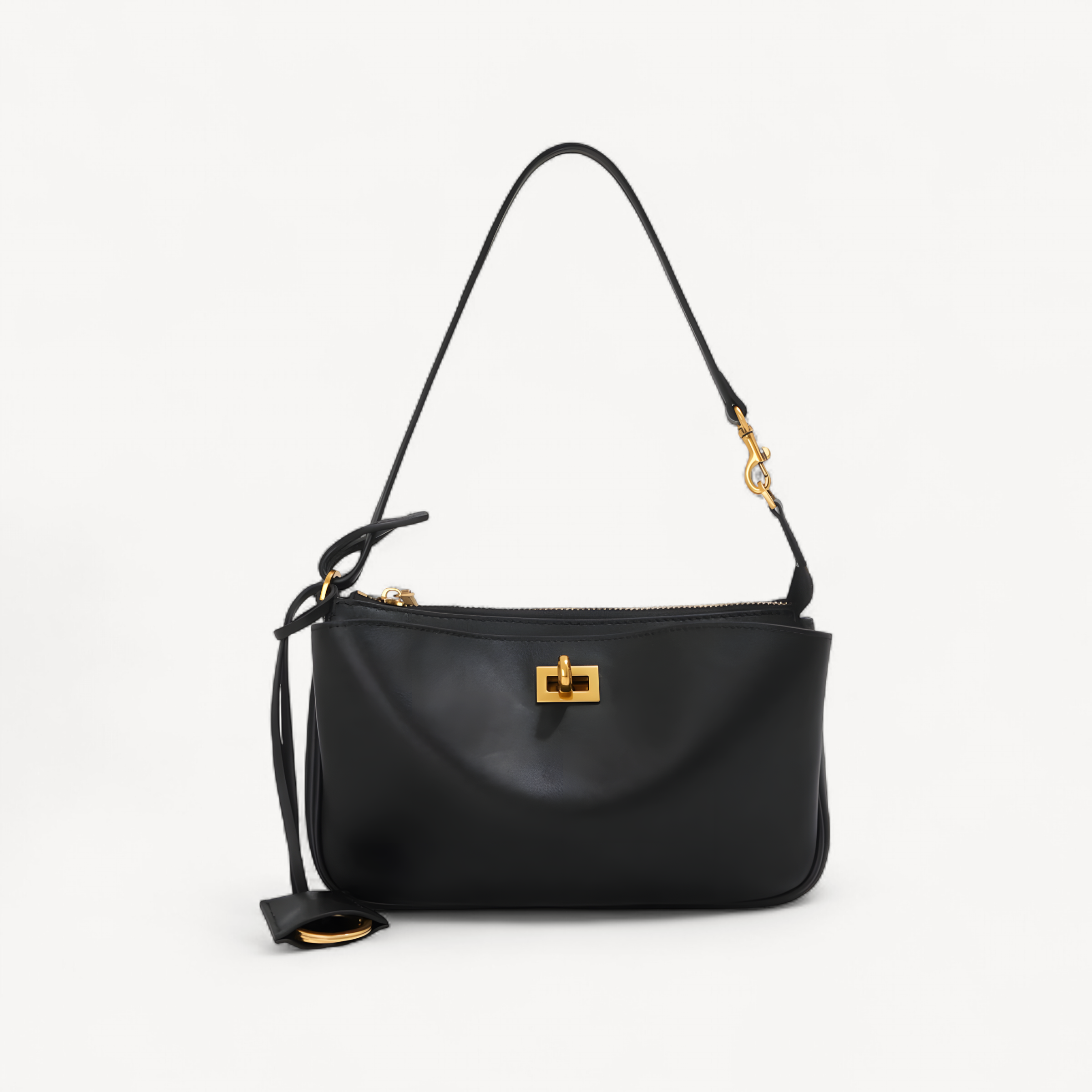 Women's Premium Genuine Leather Underarm Bag Luxury Cowhide Mahjong Bag Versatile Commute Shoulder Crossbody Handbag For Women (mahjong leather handbag)