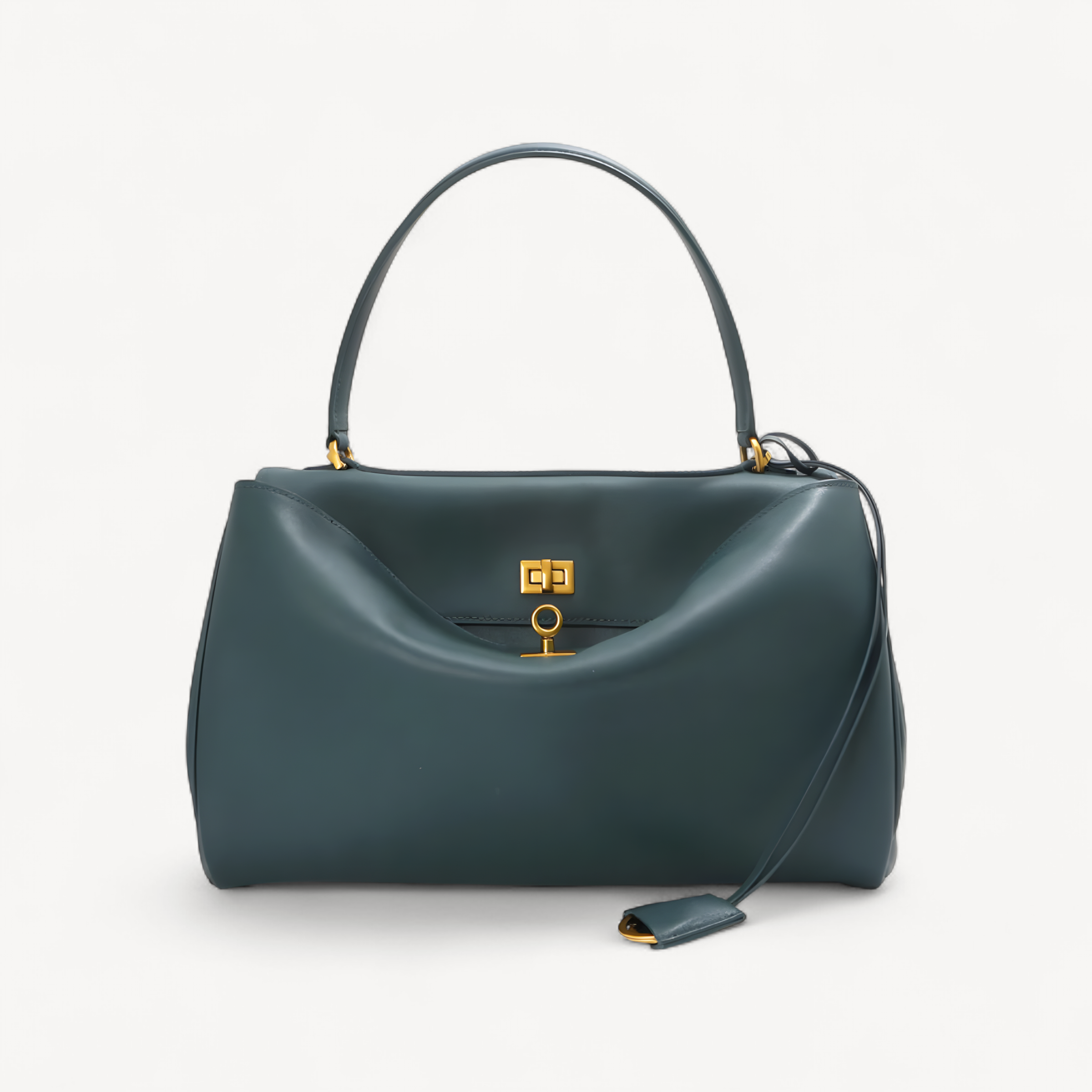 Mahjong Leather Handbag, Two Sizes, Cowhide